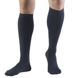 Truform 1942 Mens Knee High Dress Sock-8-15 Gradient-Large-Navy