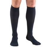 Truform 1943 Mens Knee High Dress Sock-15-20 Gradient-Large-Navy