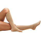 Truform 8808S Anti-Embolism 18mmhg Closed Toe Hosiery-Large-Beige