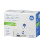 Veridian GE100TS GE Blood Glucose Test Strips (2 Vials of 25 Each)