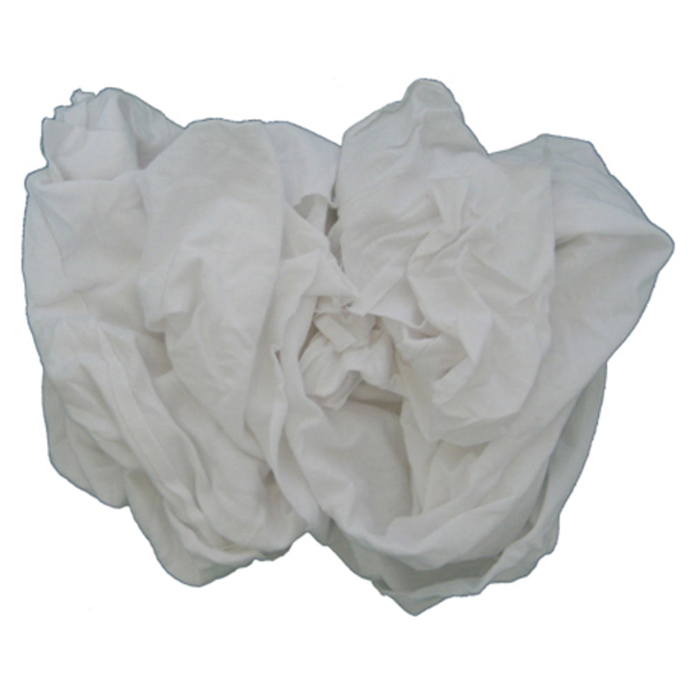 WipeCo Wiping Rag Premium White T-Shirt Rags-25 Lb Box – FlagMedical.com